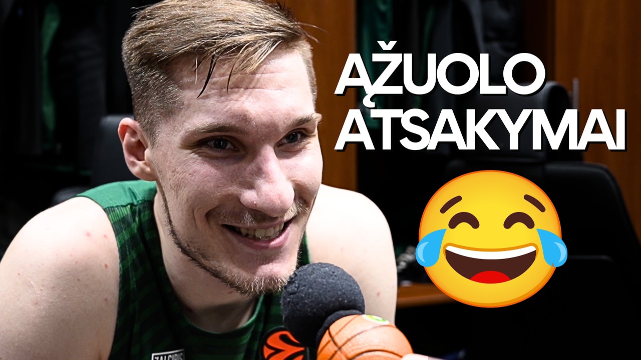 Linksmi Ąžuolo Tubelio atsakymai žurnalistams
