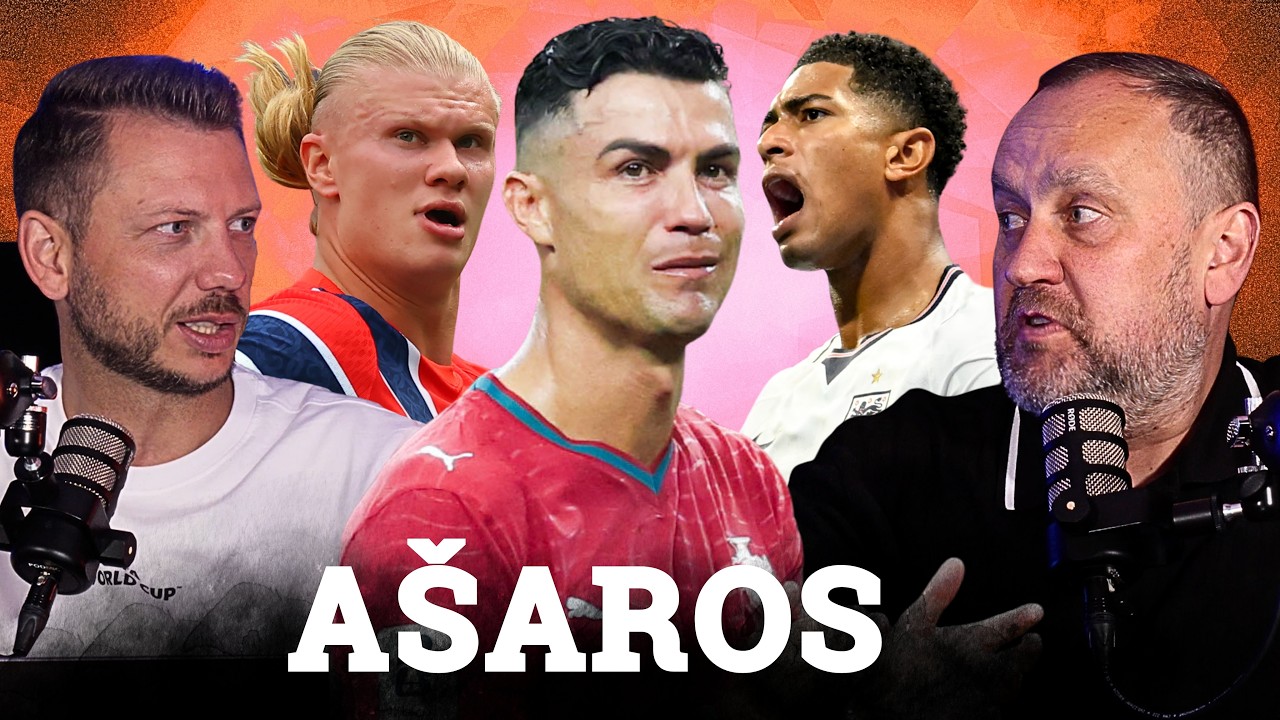 Ronaldo ašaros, brazilų pabaiga ir likę ketvirtfinaliai | Įvartis 2026
