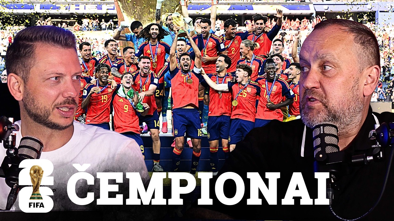 Finale dominavusi Ispanija – pasaulio futbolo čempionė! | Įvartis 2026
