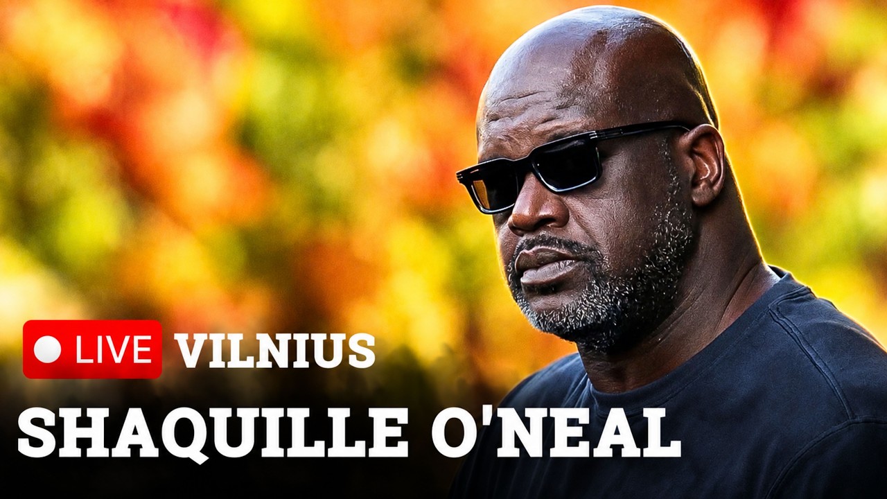 Shaquille O'Neal Lietuvoje - tiesioginė transliacija
