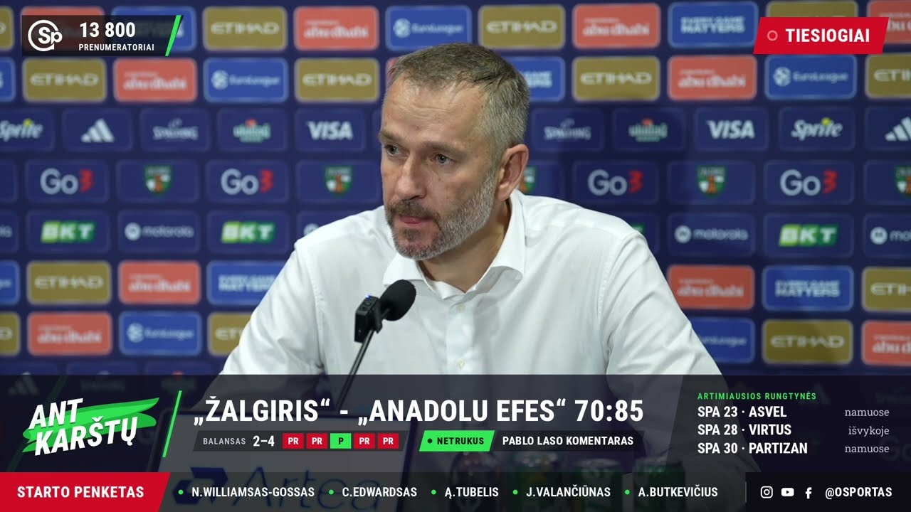 Tomas Masiulis: „Su mūsų komanda kažkas negerai“
