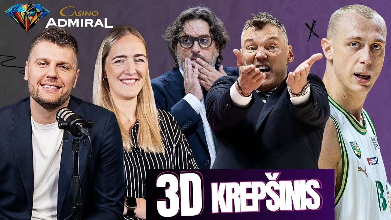 „Žalgirio“ schemos, debiutantų talentas, Šaro unikalumas ir moterys | 3D krepšinis su Tautvydu Šležu