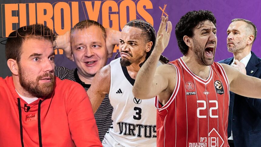 „Žalgiris“ viršuje, nenuspėjamos baigtys, rungtynės Izraelyje ir barniai