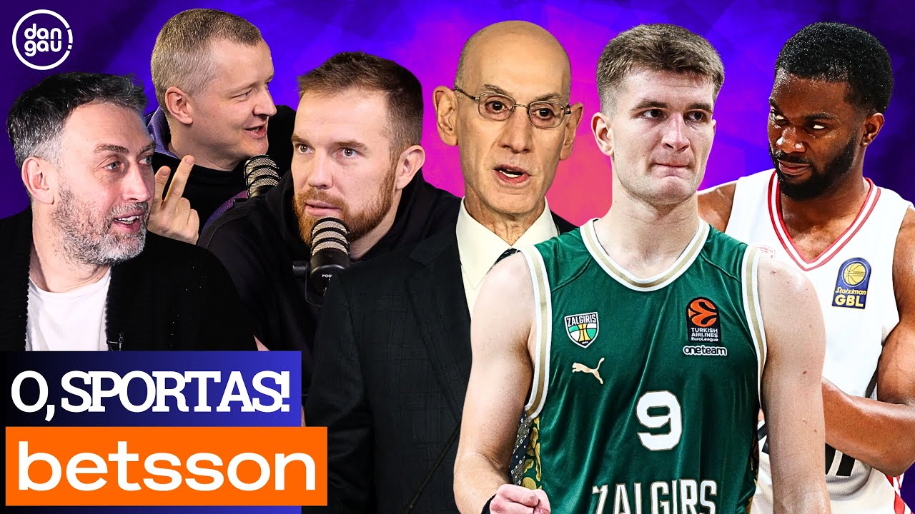 Martyno trauma, „Žalgirio“ papildoma opcija, Evanso sugrįžimas ir NBA Europoje | O, Sportas!
