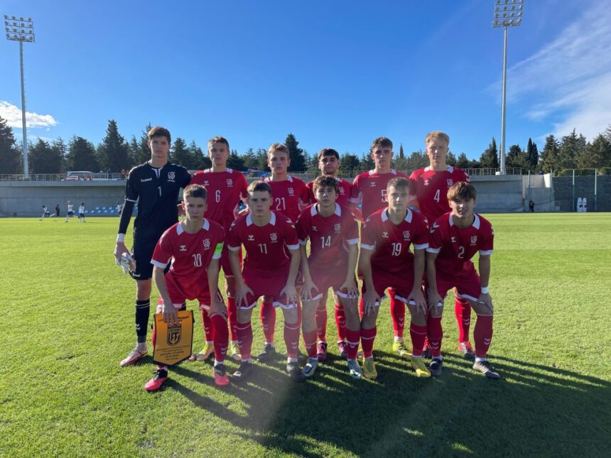 Lietuvos U17 futbolo rinktinė (LFF nuotr.)