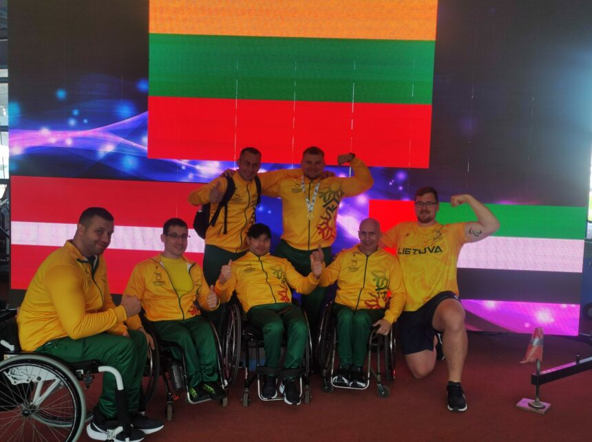 Lietuvos neįgaliųjų sportininkų triumfas: iš Portugalijos grįžo su medalių gausa (Neįgaliųjų sporto federacijos nuotr.)