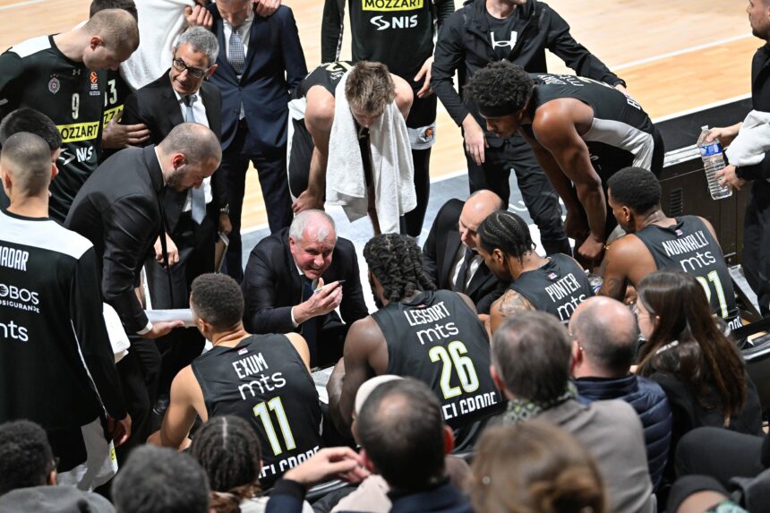 Željko Obradovičius ir Belgrado Partizan (IMAGO/PanoramiC-SCANPIX nuotr.)