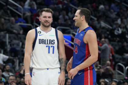 Luka Dončičius ir Bojanas Bogdanovičius (AP-SCANPIX nuotr.)