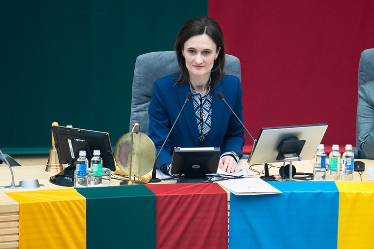 Seimo pirmininkė Viktorija Čmilytė-Nielsen (Seimo kanceliarijos archyvo nuotr.)