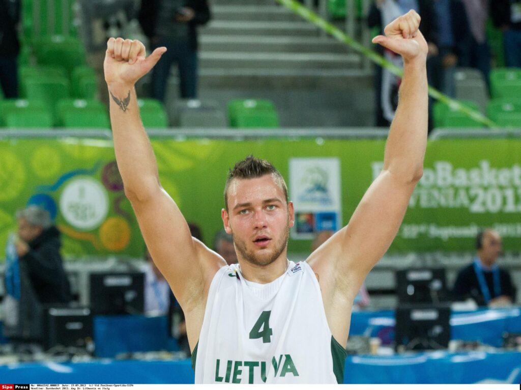 Donatas Motiejūnas (Vid Ponikvar/Sportida/SIPA-SCANPIX nuotr.)