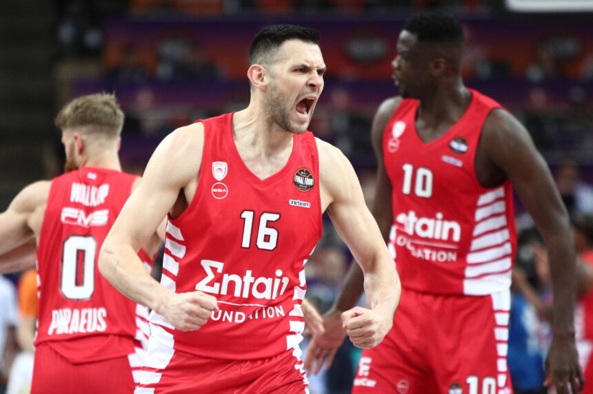 Pirėjo Olympiacos komanda (Scanpix nuotr.)