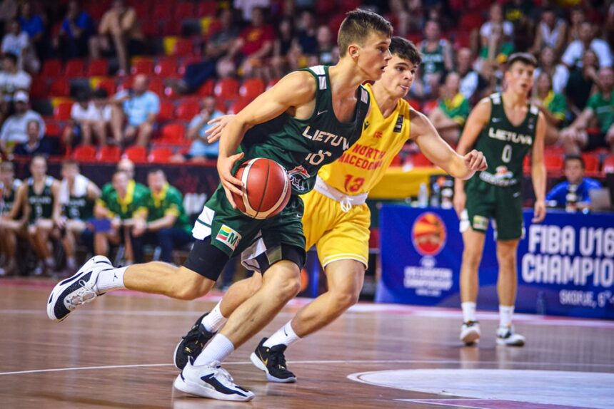 Lietuva - Šiaurės Makedonija (FIBA nuotr.)