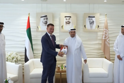 Gediminas Žiemelis su Dubajaus atstovais (Stopkadras)