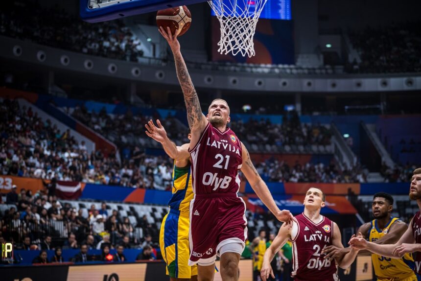PČ: Latvija - Brazilija (FIBA nuotr.)