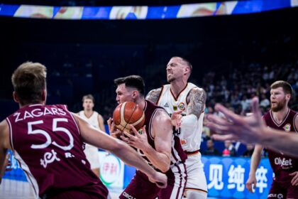 PČ: Latvija - Vokietija (FIBA nuotr.)