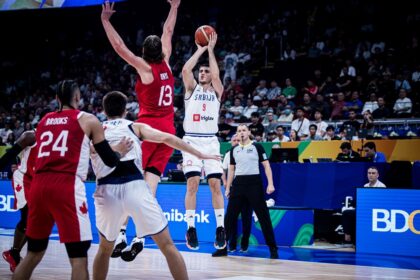 PČ: Serbija - Kanada (FIBA nuotr.)