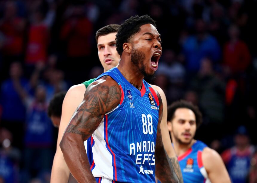 Tyrique'as Jonesas (Anadolu Efes nuotr.)