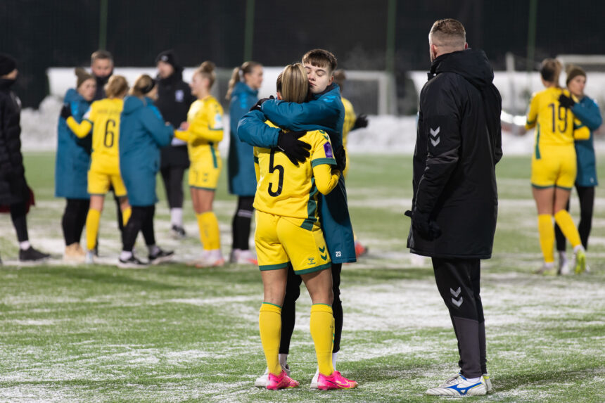 Lietuvos moterų futbolo rinktinė (Elvio Žaldario nuotr.)