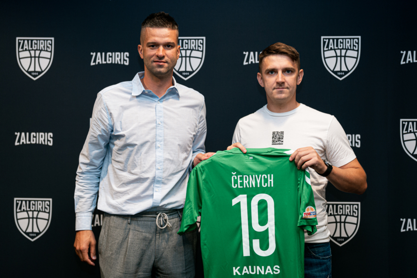 Mantas Kalnietis ir Fiodoras Černychas (zalgiris.lt nuotr.)