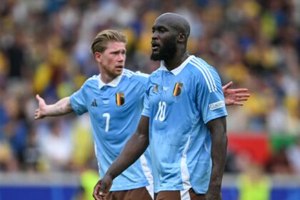 Kevinas De Bruyne ir Romelu Lukaku (Scanpix nuotr.)