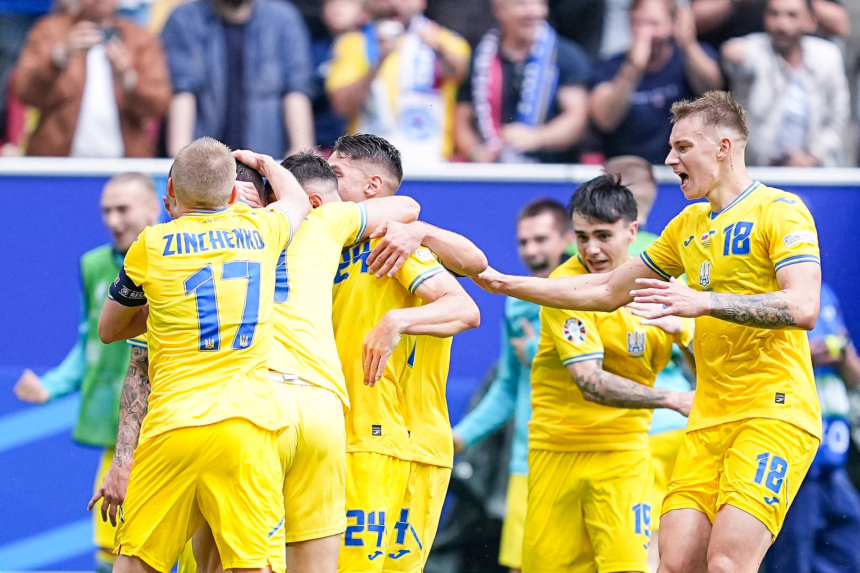 Ukrainos futbolininkai (Scanpix nuotr.)