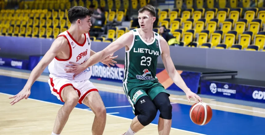 Lietuva - Ispanija (LTU Basketball nuotr.)