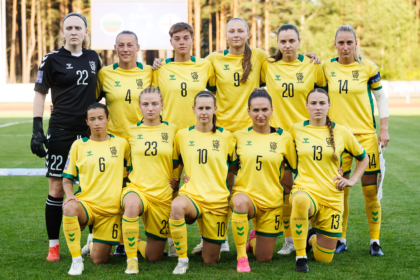 Lietuvos moterų futbolo rinktinė (LFF nuotr.)