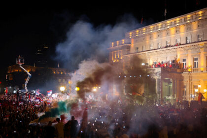 Serbijos olimpiečių sutikimas Belgrade (Scanpix nuotr.)