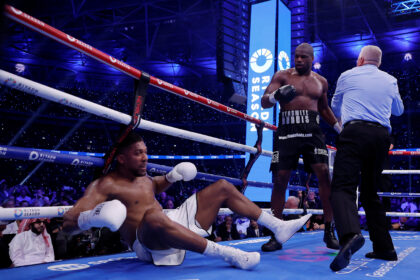 Danielis Dubois - Anthony Joshua (Scanpix nuotr.)