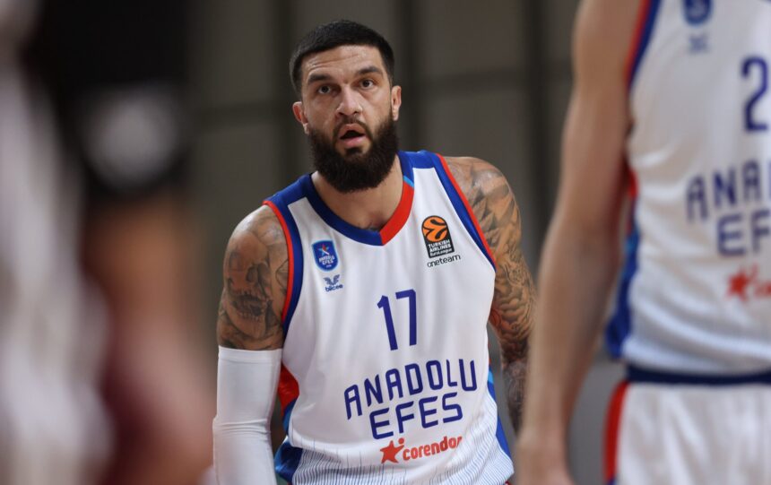 Vincentas Poirier (Anadolu Efes nuotr.)