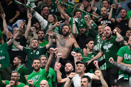 Panathinaikos fanai (Scanpix nuotr.)