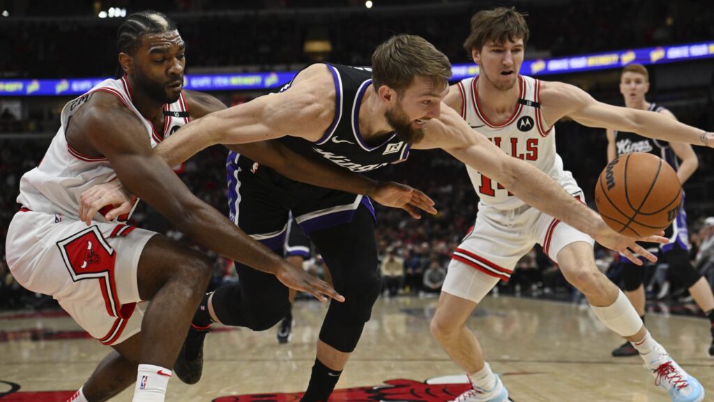 Domantas Sabonis ir Matas Buzelis (Scanpix nuotr.)