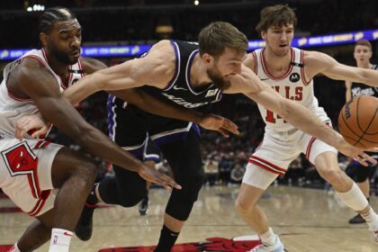Domantas Sabonis ir Matas Buzelis (Scanpix nuotr.)