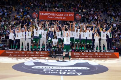 Malagos Unicaja komanda (Unicaja CB nuotr.)