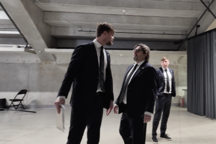 Tautvydas Sabonis ir Andrea Trinchieri (Stopkadras)