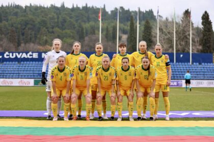 Lietuvos moterų futbolo rinktinė (LFF nuotr.)