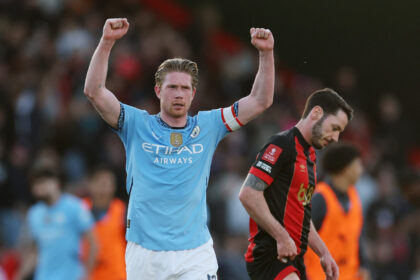 Kevinas De Bruyne (Scanpix nuotr.)