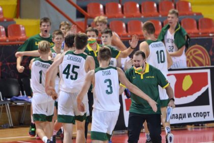 Lietuvos U16 rinktinė (FIBA nuotr.)