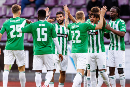Vilniaus Žalgirio futbolininkai (Elvio Žaldario nuotr.)