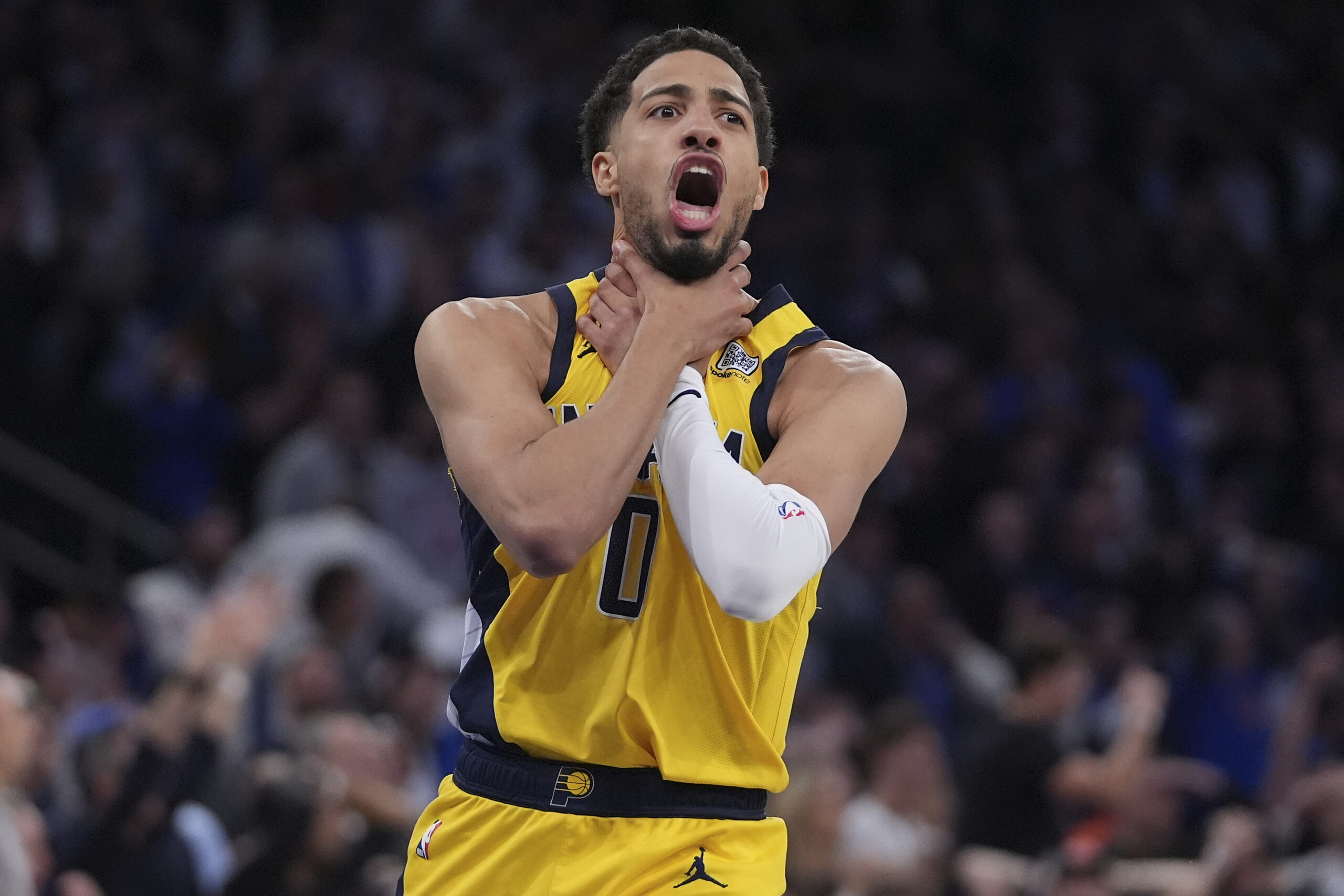 Įspūdingoje atomazgoje „Pacers“ išplėšė pergalę Niujorke