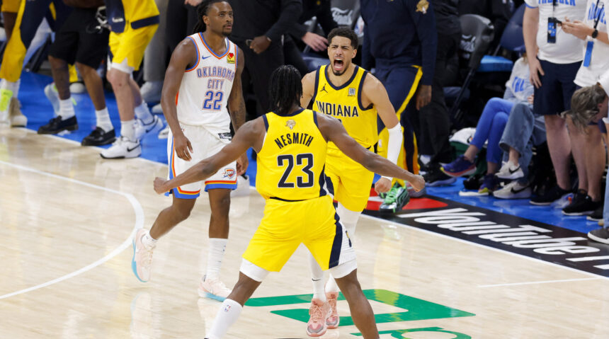 Sugrįžimų karaliai: NBA finalas prasidėjo dar viena kosmine „Pacers“ pergale