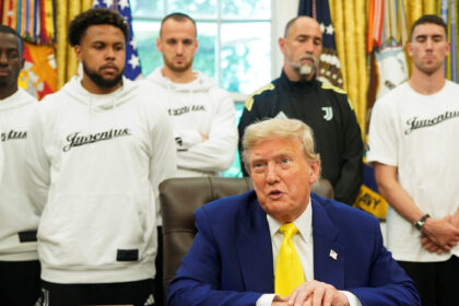 Juventus futbolininkai aplankė Donaldą Trumpą (Scanpix nuotr.)