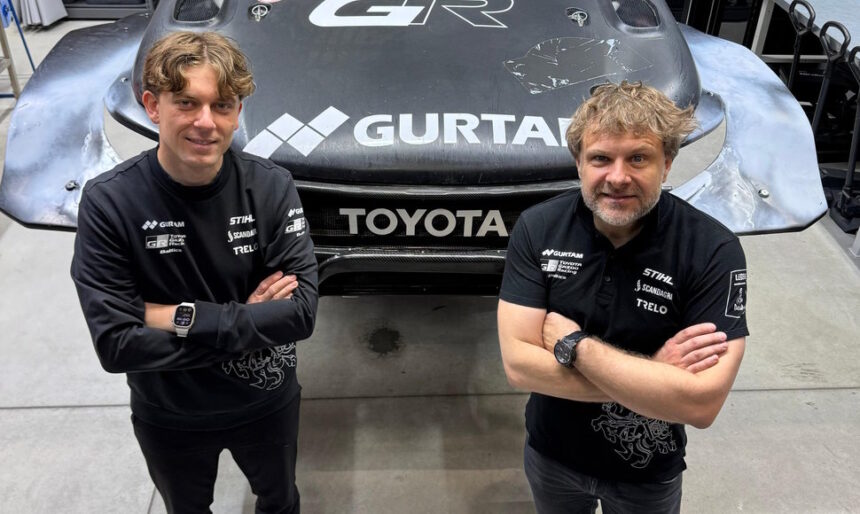 Benediktas Vanagas ir Aisvydas Paliukėnas (Toyota Gazoo Racing Baltics nuotr.)