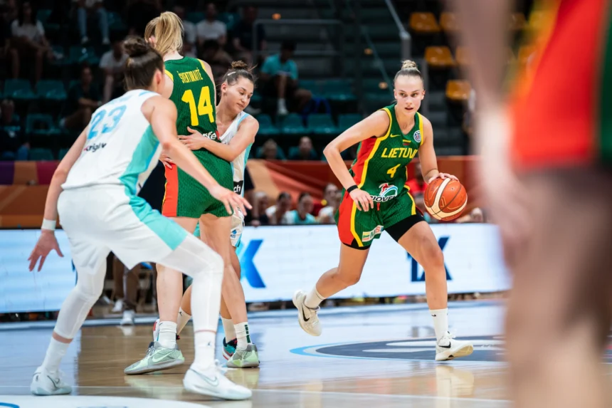 Lietuvos krepšininkės Europos čempionatą pradėjo pergale prieš slovėnes
