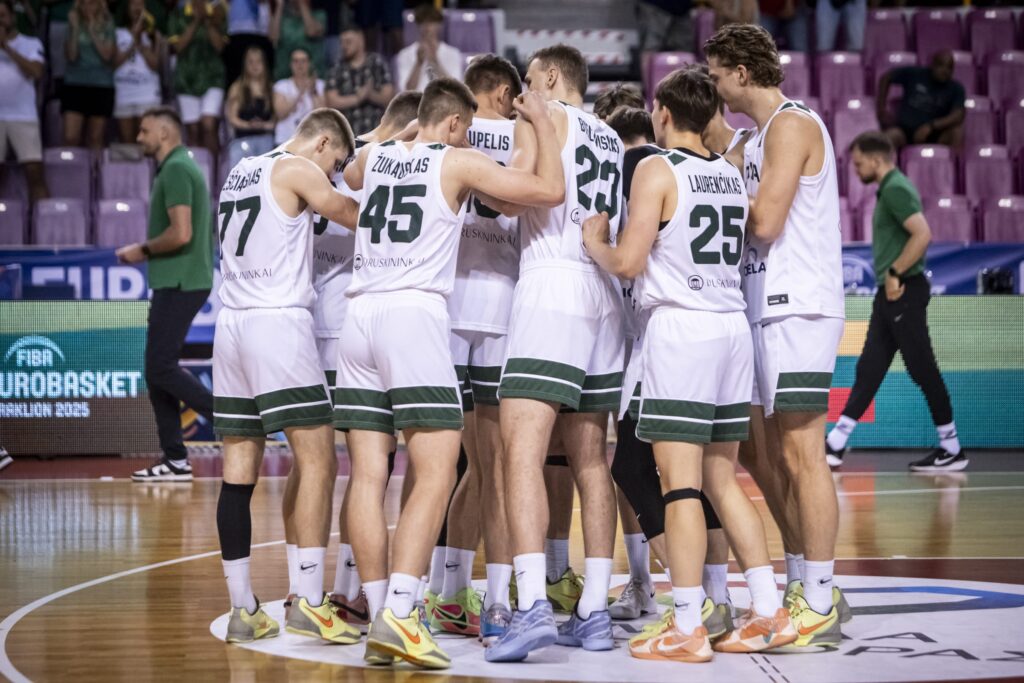 Lietuvos U20 vaikinų rinktinė. FIBA nuotr.