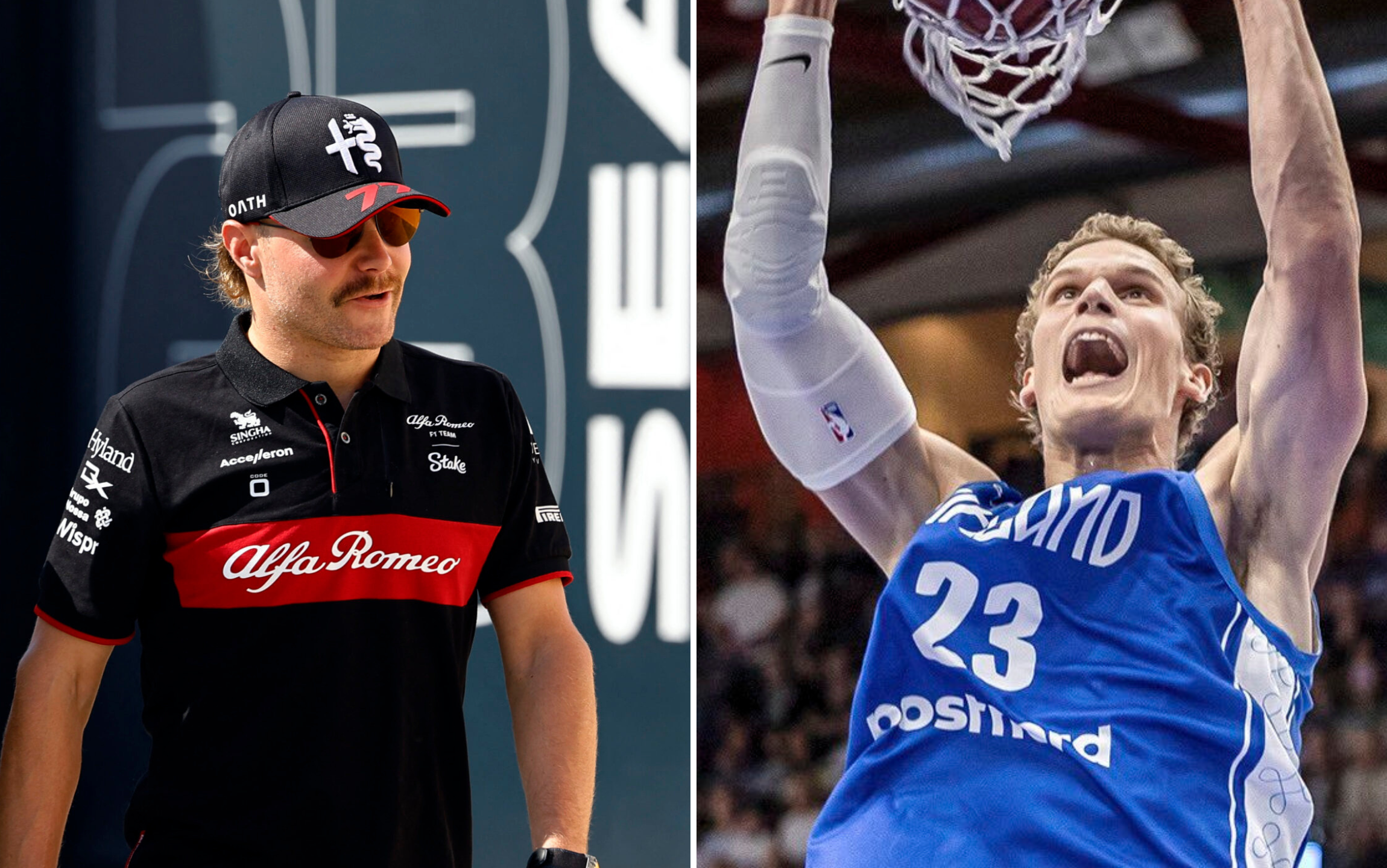 Valtteri Bottas ir Lauri Markkanenas (Scanpix/FIBA nuotr.)
