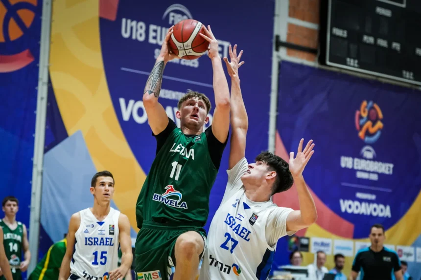 Lietuvos aštuoniolikmečiai Europos čempionate užėmė 9 vietą