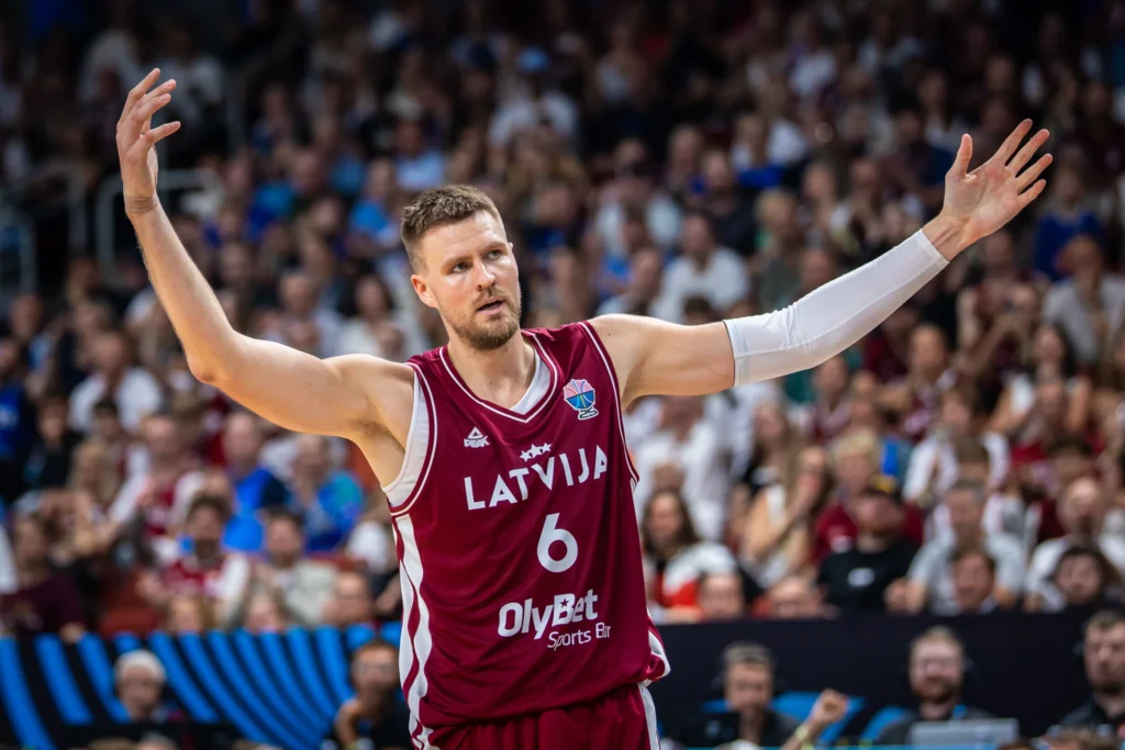 Kristapas Porzingis. FIBA nuotr.