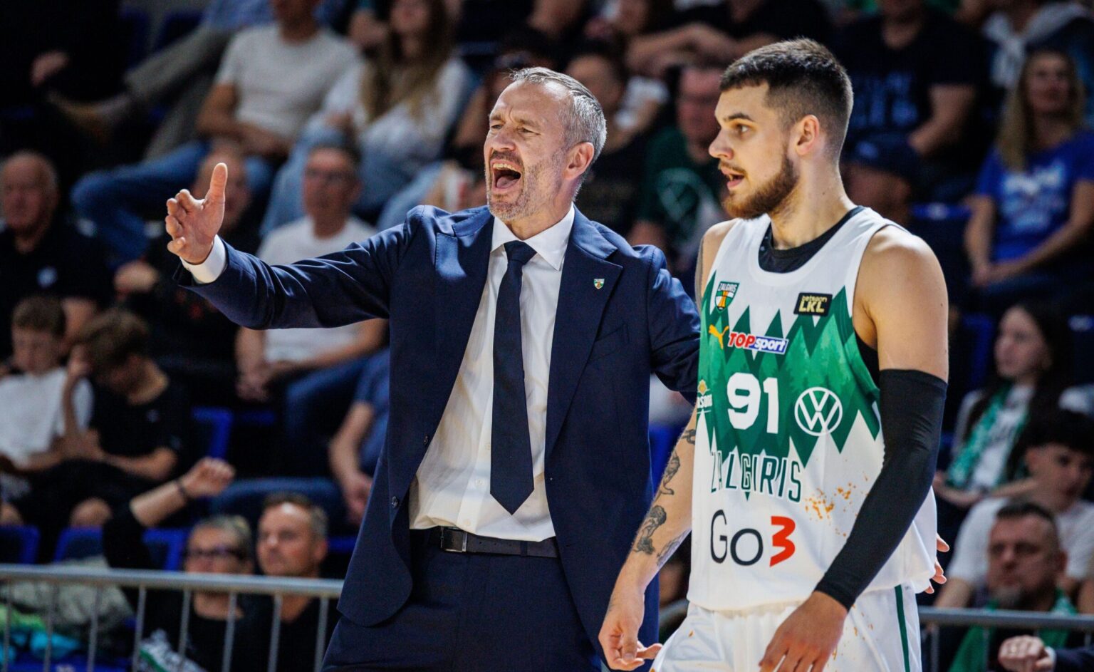 Tomas Masiulis ir Deividas Sirvydis (LKL nuotr.)