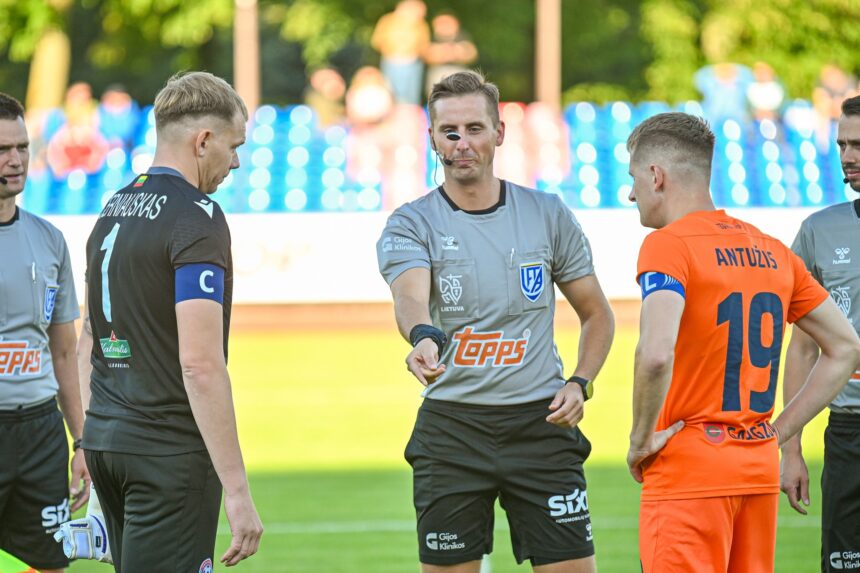 Patvirtinti LFF taurės finalo teisėjai